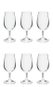 Conjunto 6 Taças de Cristal Titânio Bohemia para Degustação 210ml
