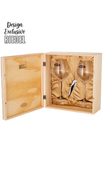 Kit Riedel Veloce com Saca-rolhas Koala em Caixa de Madeira