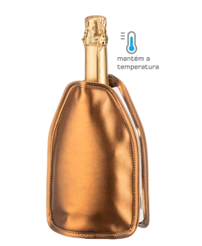 Cooler Térmico Boccati para vinhos e espumantes (bronze)