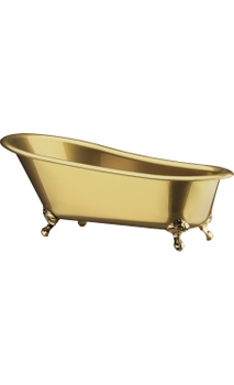 Champanheira Boccati Banheira King para 12 garrafas (dourada marmorizada)