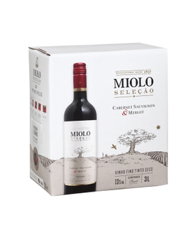 Vinho Miolo Seleção Cabernet Sauvignon | Merlot Bag in Box 3L