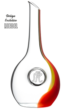 Decanter Riedel Chinese Zodiac Tiger Stripe Red l Yellow