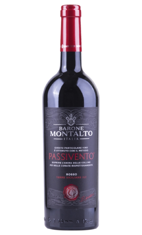 Vinho Barone Montalto Passivento Nero d'Avola Terre Siciliane IGT 750ml