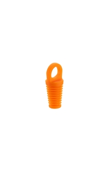 Tampa para Vinho em Silicone Rolha (laranja)