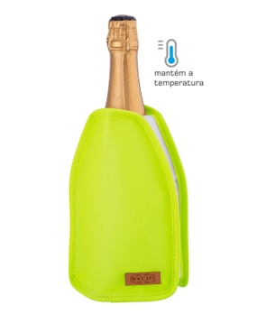 Cooler Térmico Boccati para vinhos e espumantes (verde neon)