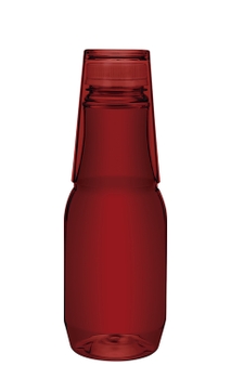 Conjunto Moringa com tampa Boccati (vermelho translúcido)