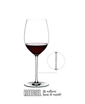 Taça Riedel Fatto a Mano Cabernet | Merlot (haste branca)