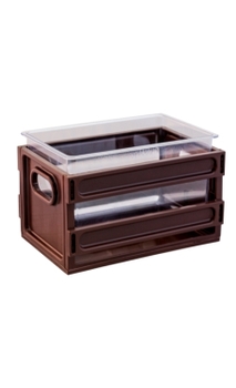 Balde Boccati Beer Engradado para 4 garrafas (marrom)