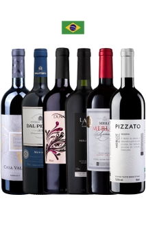 Combo Merlot Brasil (6 garrafas)