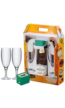 Caixa com Cerveja Leopoldina Pilsner