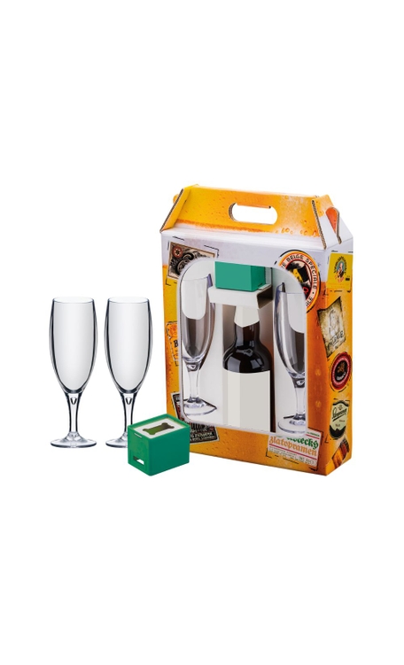 Caixa Boccati com Acessórios para Cerveja (3 peças)