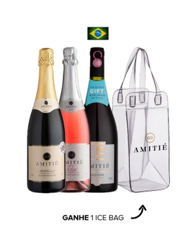 Combo Carnaval em Casa com Amitié (3 garrafas) + Ice Bag