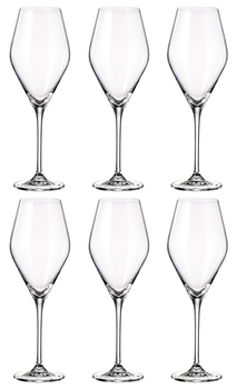 Conjunto 6 Taças de Cristal Ecológico Bohemia Loxia para Vinho 470ml