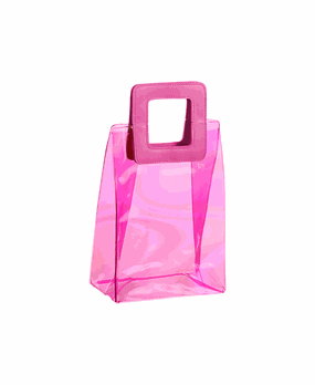 Ice Bag Boccati para 2 garrafas (rosa translúcida)