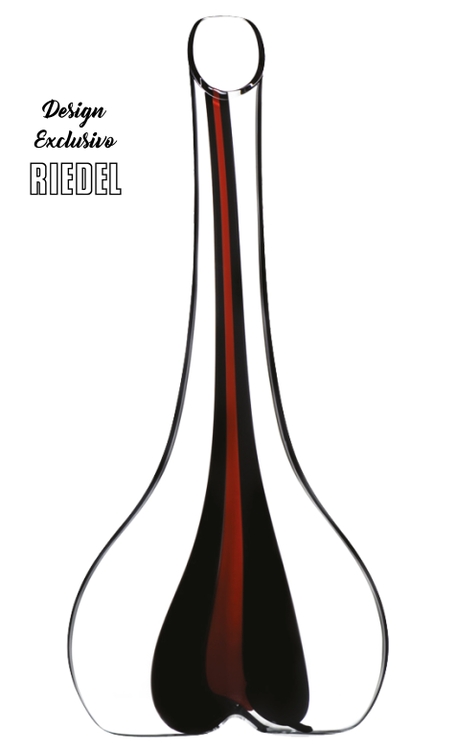 Decanter Riedel Black Tie Smile Stripe Red