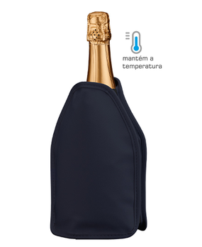 Cooler Térmico Boccati para vinhos e espumantes (azul marinho)