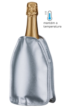 Cooler Térmico Boccati para vinhos e espumantes (prata)