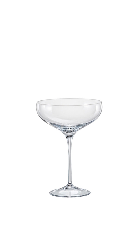 Taça de Cristal Titânio Bohemia para Espumante Coupe 290ml
