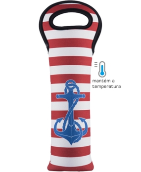 Porta Garrafa em Neoprene Boccati (Âncora)