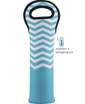 Porta Garrafa em Neoprene Boccati (Zigzag)