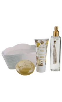 Concha com Cosméticos e Aromatizador