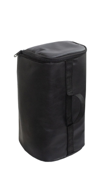 Maleta em Courino Boccati para 3 garrafas (preta)