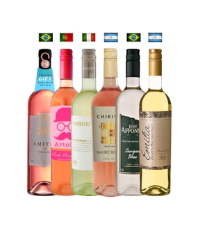 Combo Brancos e Rosés (6 garrafas)
