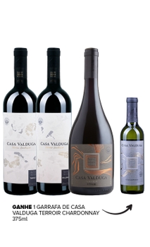 Combo Valduga Terroir (3 garrafas) + Chardonnay 375ml