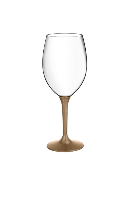 Taça Boccati Gala 560ml (haste dourada marmorizada)