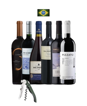 Combo Serra Gaúcha (6 garrafas) + Saca-Rolha Pulltex