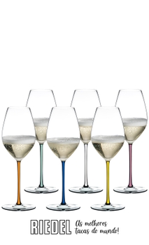 Conjunto 6 Taças Riedel Fatto a Mano Champagne
