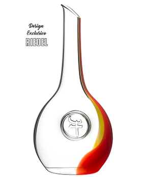Decanter Riedel Chinese Zodiac Ox Stripe Red/yellow