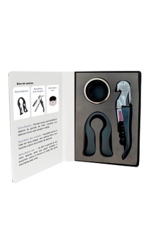 Kit Sommelier Caixa Livro Koala (preto)