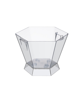 Champanheira Boccati Sextavada para 5 garrafas (transparente)