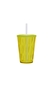 Copo Multiuso Boccati Tropical com tampa e canudo 670ml (verde neon)