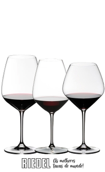 Conjunto 3 Taças Riedel para Vinhos Tintos