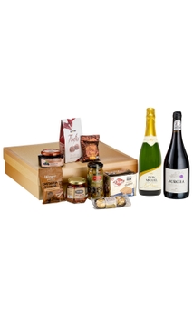 Caixa com Espumante Don Miguel Brut e Vinho Aurora Pinot Noir