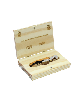 Saca-Rolha dois estágios Pulltex Pulltap’s especial (madeira print)