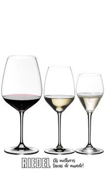 Conjunto 3 Taças Riedel para Degustação