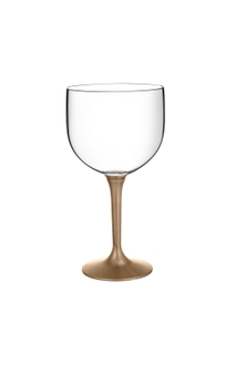 Taca Taça para Gin Boccati 550ml (haste dourada marmorizada)