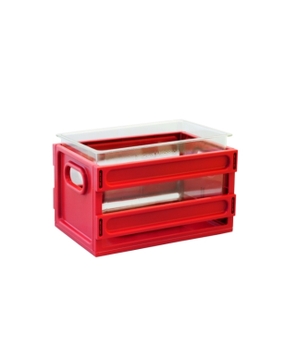 Balde Boccati Beer Engradado para 4 garrafas (vermelho)