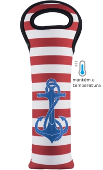 Porta Garrafa em Neoprene Boccati (Âncora)