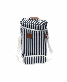 Maleta Termica Listrada P/ 2 Garrafas