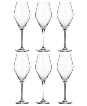 Conjunto 6 Taças de Cristal Ecológico Bohemia Loxia para Água 510ml