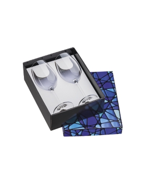 Conjunto 2 Taças de Cristal para Vinho 350ml