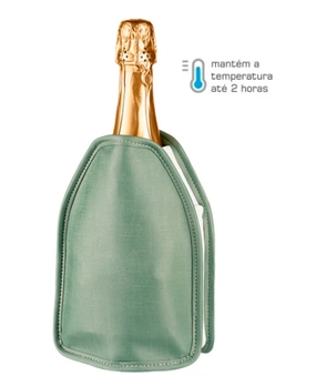 Cooler Térmico Boccati para vinhos e espumantes (verde oliva)