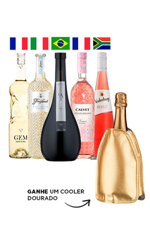 Combo Para Beber e Admirar (5 garrafas) + Cooler Térmico Boccati