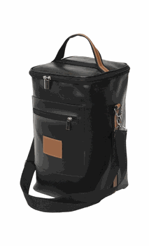 Maleta Térmica Boccati em Couro Vegano para 4 garrafas