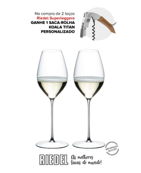  Taça Riedel Superleggero  Champagne Wine Glass