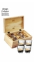 Kit Riedel Tumbler Coffee Glass 90ml em Caixa de Madeira 